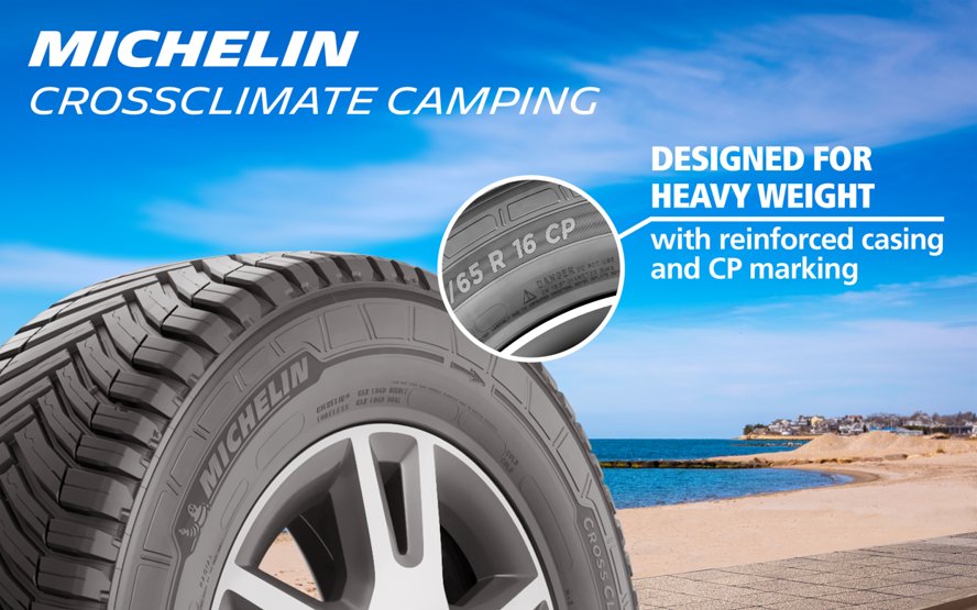 Michelin CrossClimate Camping camperband met CP-markering